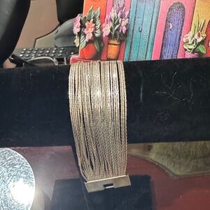 Elegant Gold Multi-Strand Bracelet